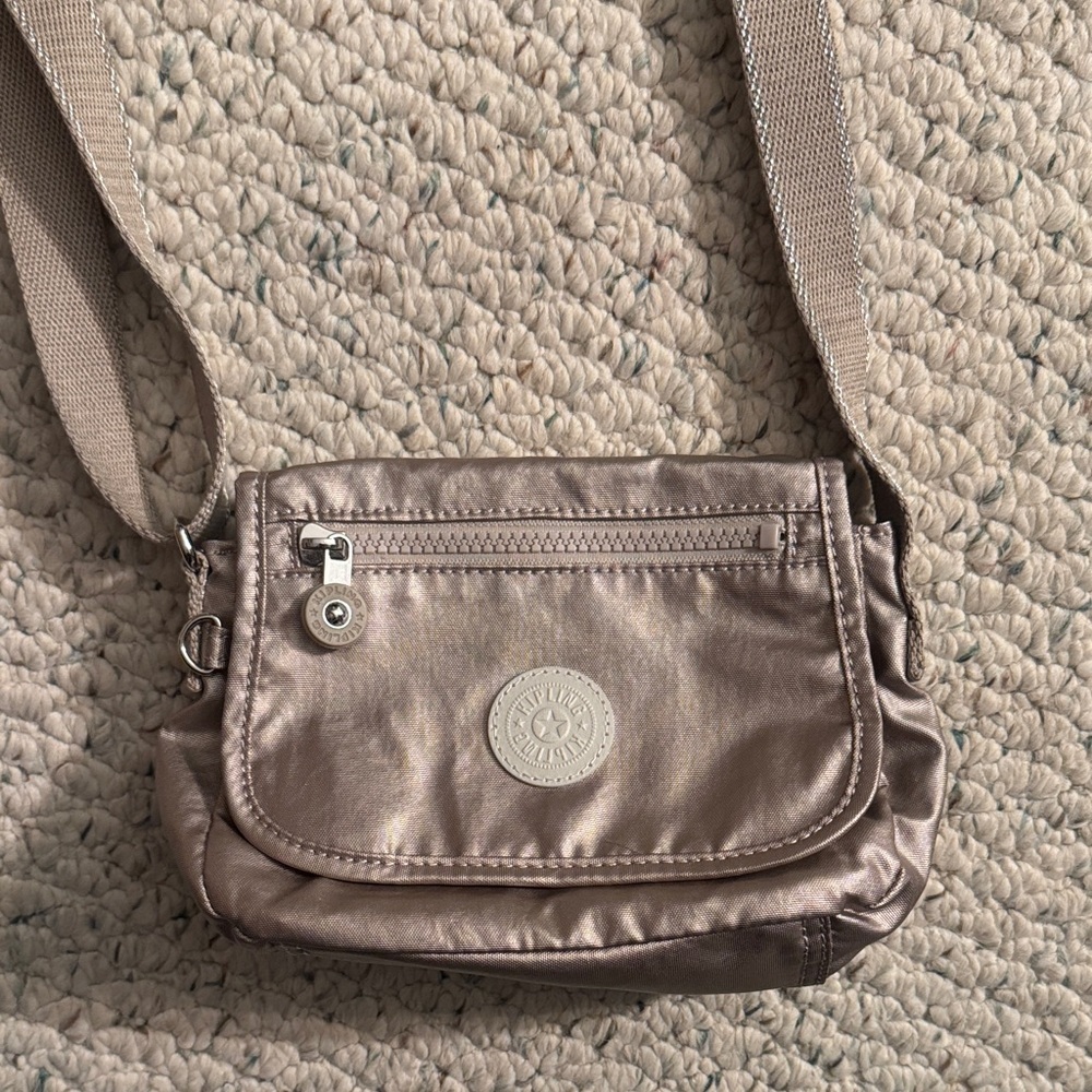 Kipling Metallic Crossbody Bag
